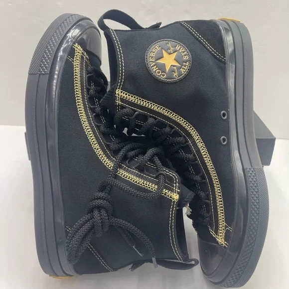 Converse Men’s 
CTAS CX EXP2 HI
BLACK/BLACK/GOLDEN OPPORTUNITY High-Top Sneakers - Picture 13 of 16